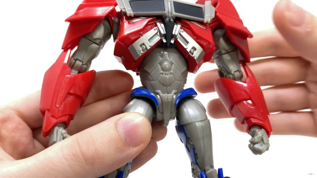 Transformers RED Transformers Prime Optimus Prime In Hand Image  (30 of 32)
